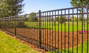 wrought iron fence installation